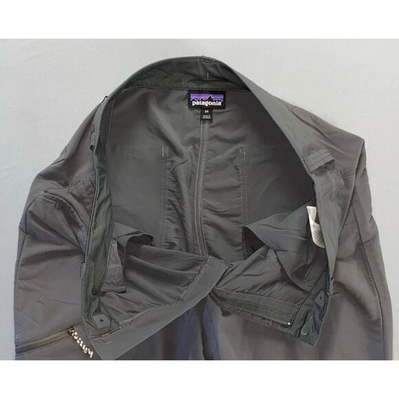 Patagonia 55181 Men's Quandry Lightweight Stretch Hylon Hiking Pants. 34X33, GUC - Picture 6 of 8